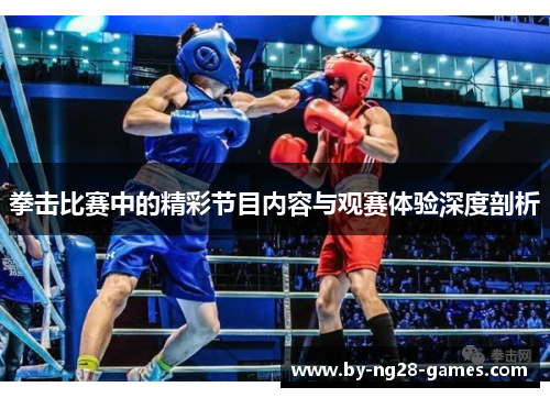 拳击比赛中的精彩节目内容与观赛体验深度剖析